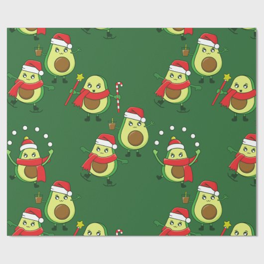 hässlicher Weihnachtskaffee Geschenkpapier (Flach)