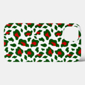 hässlicher Weihnachtsleoparddruck Case-Mate iPhone Hülle (Rückseite (Horizontal))