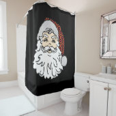 hässlicher Weihnachtslieder aus dem santa claus mi Duschvorhang (Beispiel)