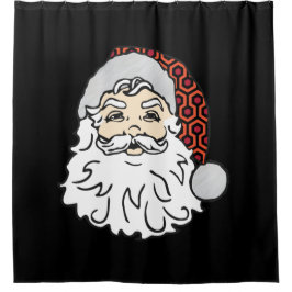 hässlicher Weihnachtslieder aus dem santa claus mi Duschvorhang