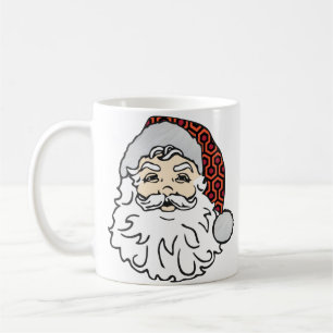 hässlicher Weihnachtslieder aus dem santa claus mi Kaffeetasse