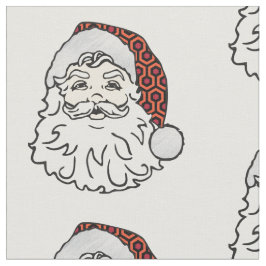 hässlicher Weihnachtslieder aus dem santa claus mi Stoff