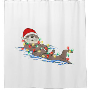 hässlicher Weihnachtslieder Duschvorhang