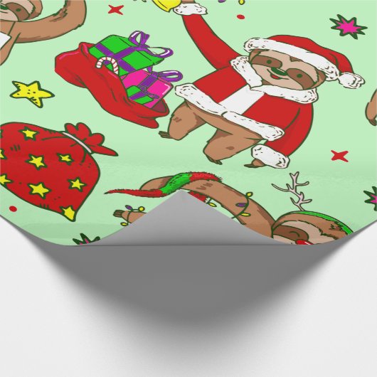 hässlicher Weihnachtslieder Geschenkpapier (Ecke)