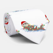 hässlicher Weihnachtslieder Krawatte (Gerollt)