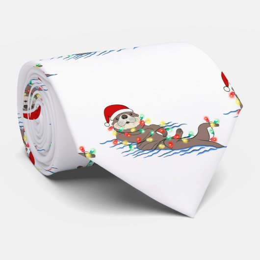 hässlicher Weihnachtslieder Krawatte (Gerollt)