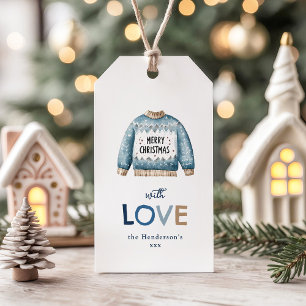 Hässlicher Weihnachtsmann Frohe Weihnachten Geschenkanhänger