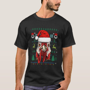 Hässlicher Weihnachtsmann-Hahn T-Shirt