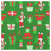 hässlicher Weihnachtsmann Marjorie Taylor Greene Stoff (Nahaufnahme)