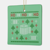 hässlicher Weihnachtspulli 2020 Keramikornament (Links)