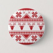 hässlicher Weihnachtspulli Button (Vorderseite)