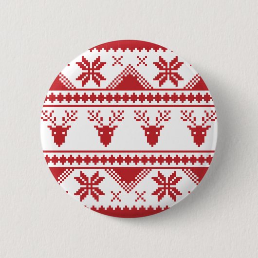 hässlicher Weihnachtspulli Button (Vorderseite)