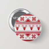 hässlicher Weihnachtspulli Button (Vorne & Hinten)