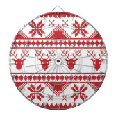 hässlicher Weihnachtspulli Dartscheibe (vorne)