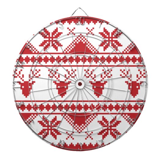 hässlicher Weihnachtspulli Dartscheibe (vorne)