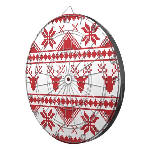 hässlicher Weihnachtspulli Dartscheibe (Vorderseite rechts)