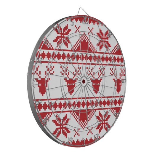 hässlicher Weihnachtspulli Dartscheibe (Vorderseite Links)