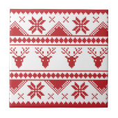 hässlicher Weihnachtspulli Fliese (Vorderseite)