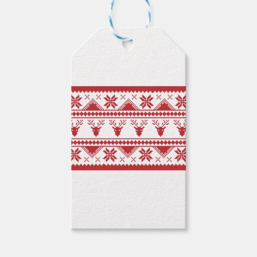 hässlicher Weihnachtspulli Geschenkanhänger (Vorderseite)