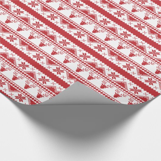 hässlicher Weihnachtspulli Geschenkpapier (Ecke)