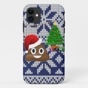 hässlicher Weihnachtspulli kacke Emoji Case-Mate iPhone Hülle