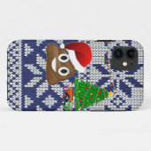 hässlicher Weihnachtspulli kacke Emoji Case-Mate iPhone Hülle (Rückseite (Horizontal))