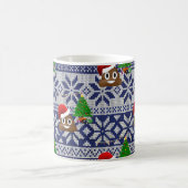 hässlicher Weihnachtspulli kacke Emoji Kaffeetasse (Mittel)