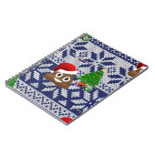 hässlicher Weihnachtspulli kacke Emoji Notizblock (Linke Seite)