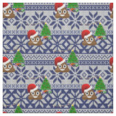 hässlicher Weihnachtspulli kacke Emoji-Stoff Stoff (Muster)