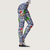 hässlicher Weihnachtspulli kackte emoji-Leggings Leggings (Rechts)
