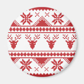 hässlicher Weihnachtspulli Magnet (Vorne)