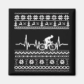 hässlicher Weihnachtspulli mit Fahrrad Magnet (Vorne)
