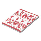 hässlicher Weihnachtspulli Notizblock (Rotiert)