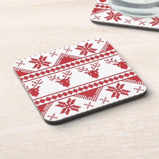 hässlicher Weihnachtspulli Untersetzer (Linke Seite)