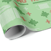 hässlicher Weihnachtspullover 2020 Geschenkpapier (Rolleneckpunkt)