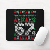 Hässlicher Weihnachtspullover 67 Sechs Sieben 6 7 Mousepad (Mit Mouse)