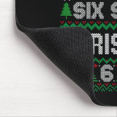 Hässlicher Weihnachtspullover 67 Sechs Sieben 6 7 Mousepad (Ecke)