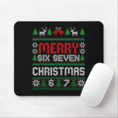 Hässlicher Weihnachtspullover 67 Sechs Sieben 6 7 Mousepad (Mit Mouse)