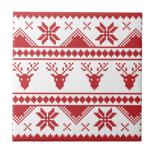 hässlicher Weihnachtspullover Fliese