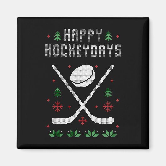 Hässlicher Weihnachtspullover Hässlicher Pullover Magnet (Vorne)
