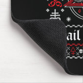 Hässlicher Weihnachtspullover Heiliger Nikolaus Pe Mousepad (Ecke)