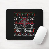 Hässlicher Weihnachtspullover Heiliger Nikolaus Pe Mousepad (Mit Mouse)