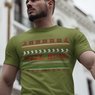 Hässlicher Weihnachtspullover Lustiger Gut Bestück T-Shirt