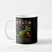 Hässlicher Weihnachtspullover mit Dinosaurier - Lu Kaffeetasse (Links)