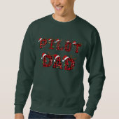 Hässlicher Weihnachtspullover Pilot Dad Luftfahrt Sweatshirt (Vorderseite)