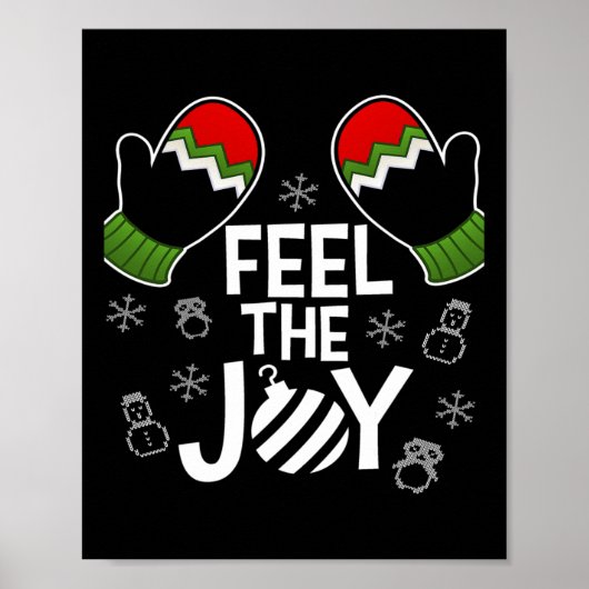Hässlicher Weihnachtspullover Poster (Vorne)