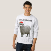 Hässlicher Weihnachtspullover Schaf Sweatshirt (Vorne ganz)