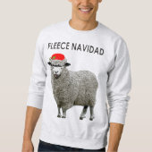 Hässlicher Weihnachtspullover Schaf Sweatshirt (Vorderseite)