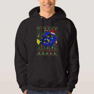 Hässlicher Weihnachtspullover-Stil Leuchtender Bla Hoodie