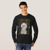 Hässlicher Weihnachtspullover Stil Lichter Havanes T-Shirt (Vorne ganz)